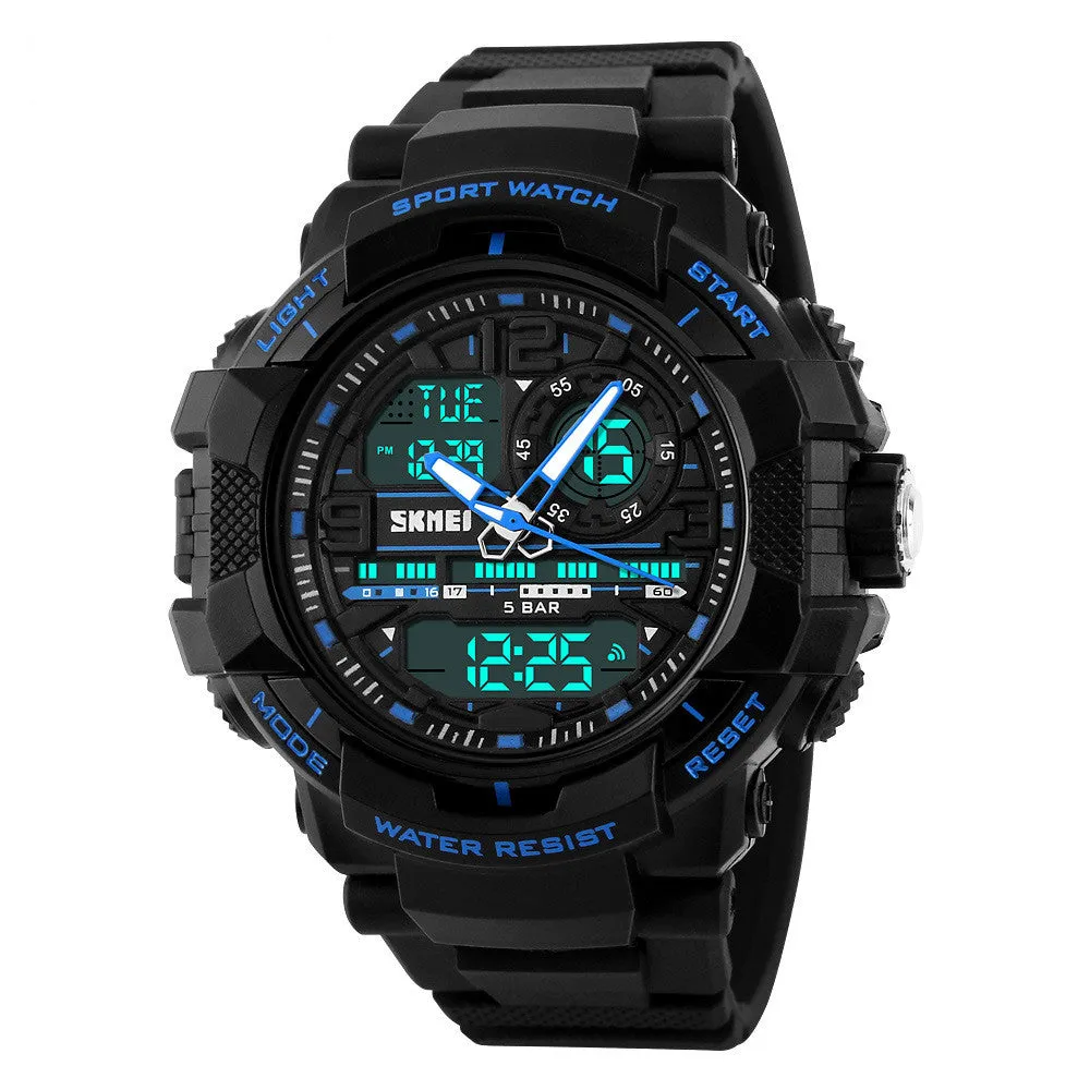 Multifunctional Outdoor Sports Waterproof Electronic Watch