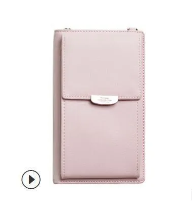 New Women Casual Wallet Brand Cell Phone Wallet Big Card Holders Wallet Handbag Purse Clutch Messenger Shoulder Straps Bag