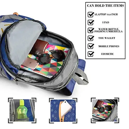 OPTIMA back to adventure series multi color backpack for - Men & Women…