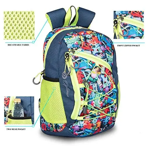 OPTIMA Waterproof Neoprene design Blue Waterproof Kid's School Bag