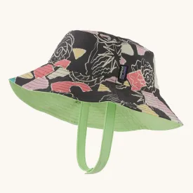 Patagonia Little Kids Sun Bucket Hat - Anacapa / Forge Grey