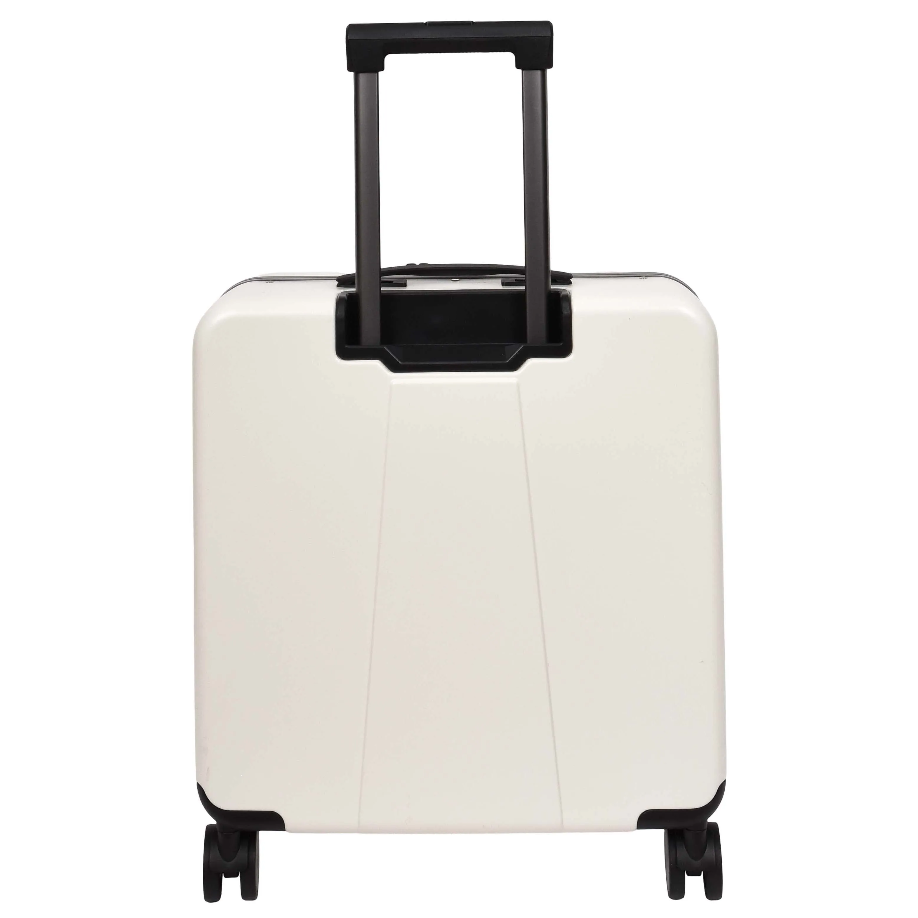 Pilot Case Hard PC Laptop Bag 4 Wheels Business Travel Luggage Scoot Off White