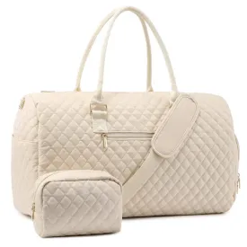 Quilted Carousel Wash Bag | Stylish Travel Essential for Women