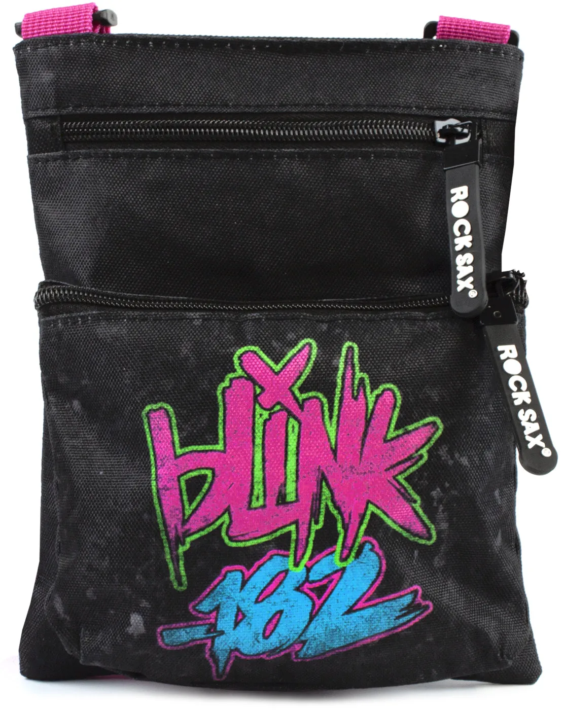 Rock Sax Blink 182 Logo Body Bag - Black