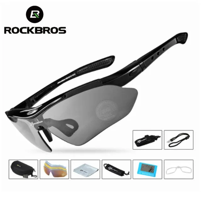 ROCKBROS Polarized Sports Men Sunglasses Road Cycling Glasses