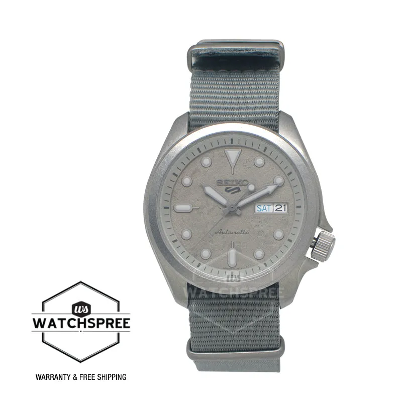 Seiko 5 Sports Automatic SKX Sports Style Grey Nylon Strap Watch SRPG63K1