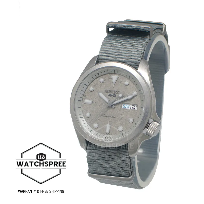 Seiko 5 Sports Automatic SKX Sports Style Grey Nylon Strap Watch SRPG63K1