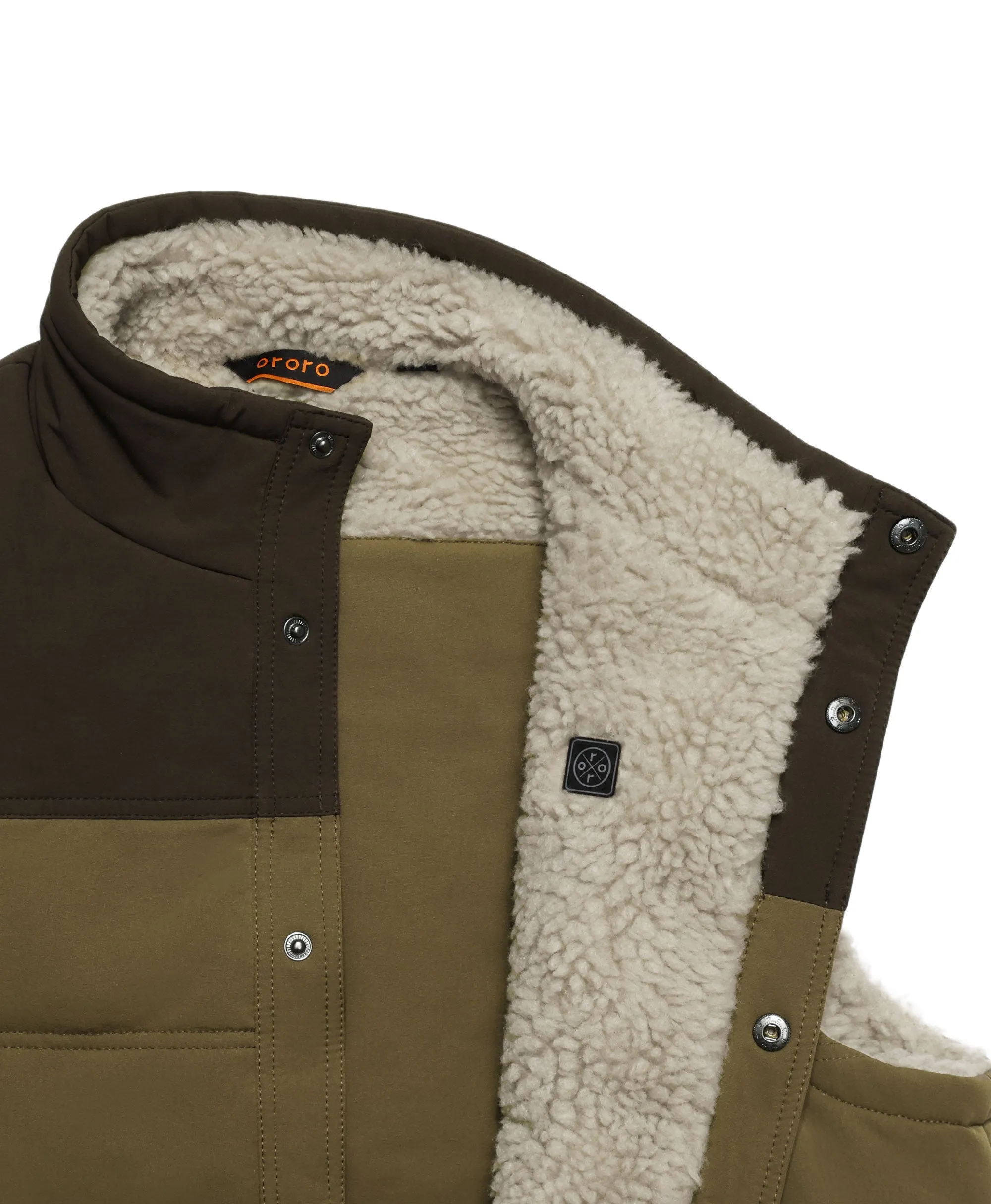 Sierra Men's Heated Sherpa Lined Vest