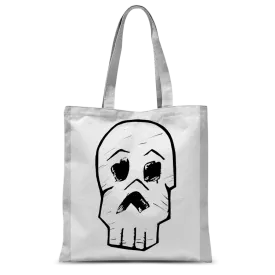 Skull and Cross Bones Classic Sublimation Tote Bag