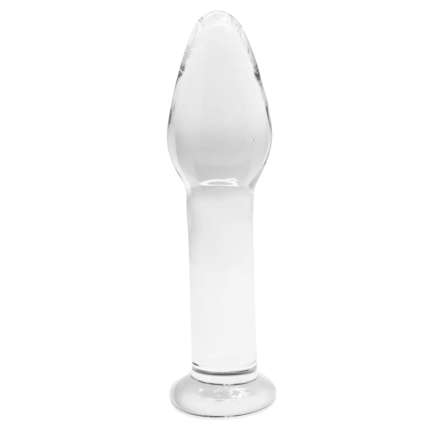 Smooth Glass Anal Plug