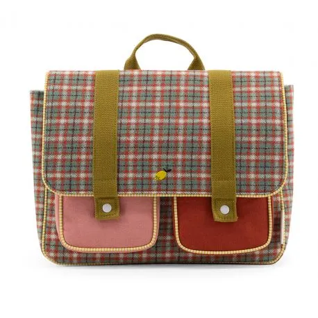 Sticky Lemon Backpack | Meadows Tartan Map Green