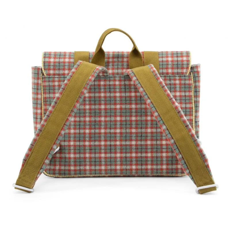 Sticky Lemon Backpack | Meadows Tartan Map Green