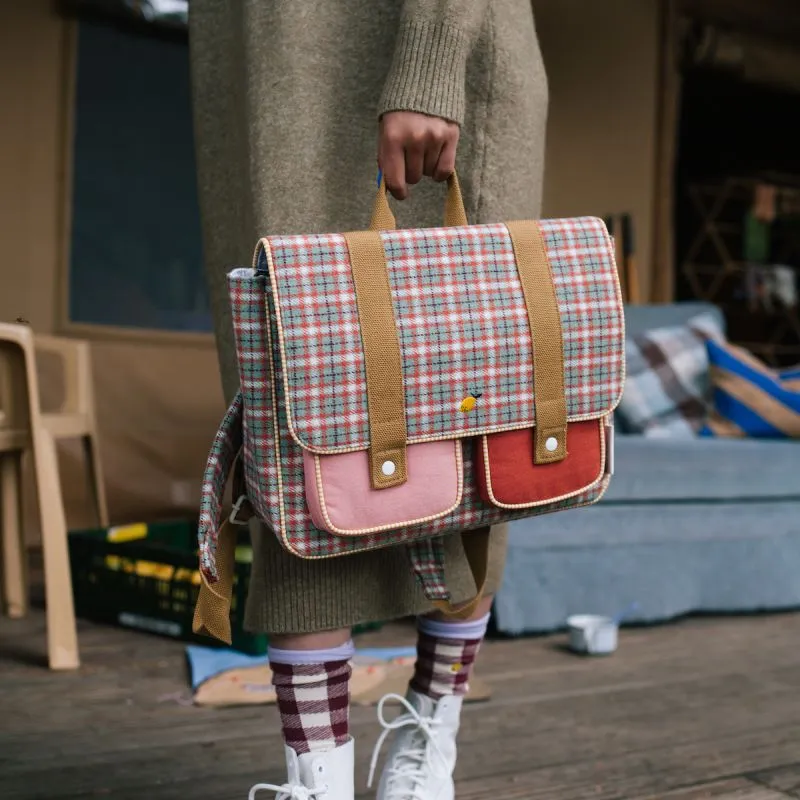 Sticky Lemon Backpack | Meadows Tartan Map Green