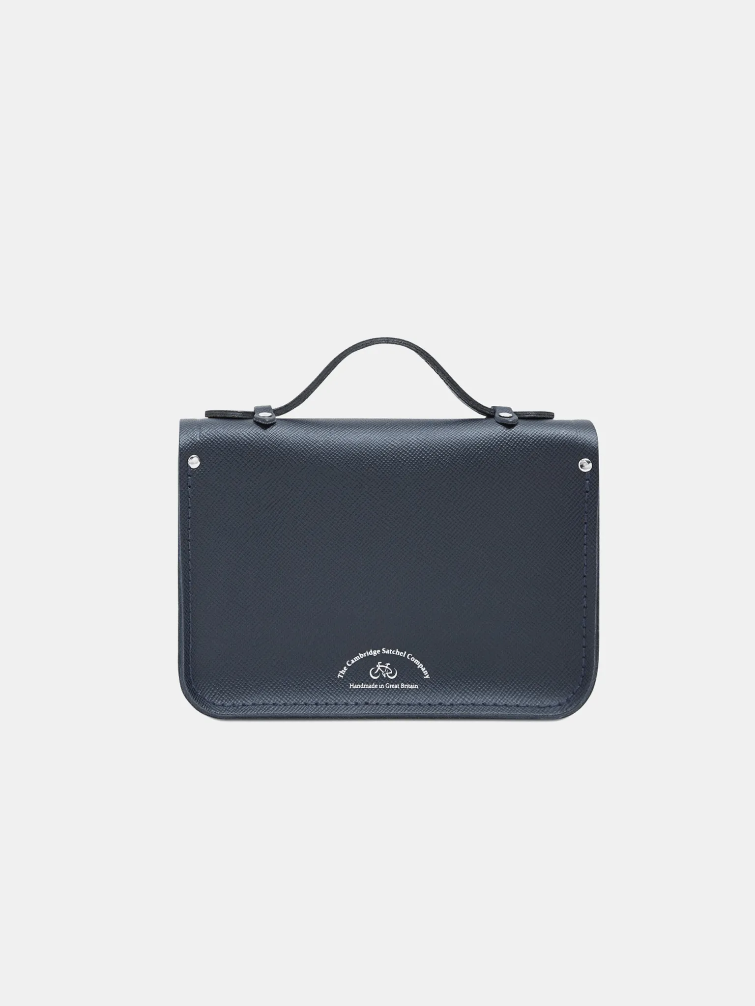 The Mini - Navy Saffiano