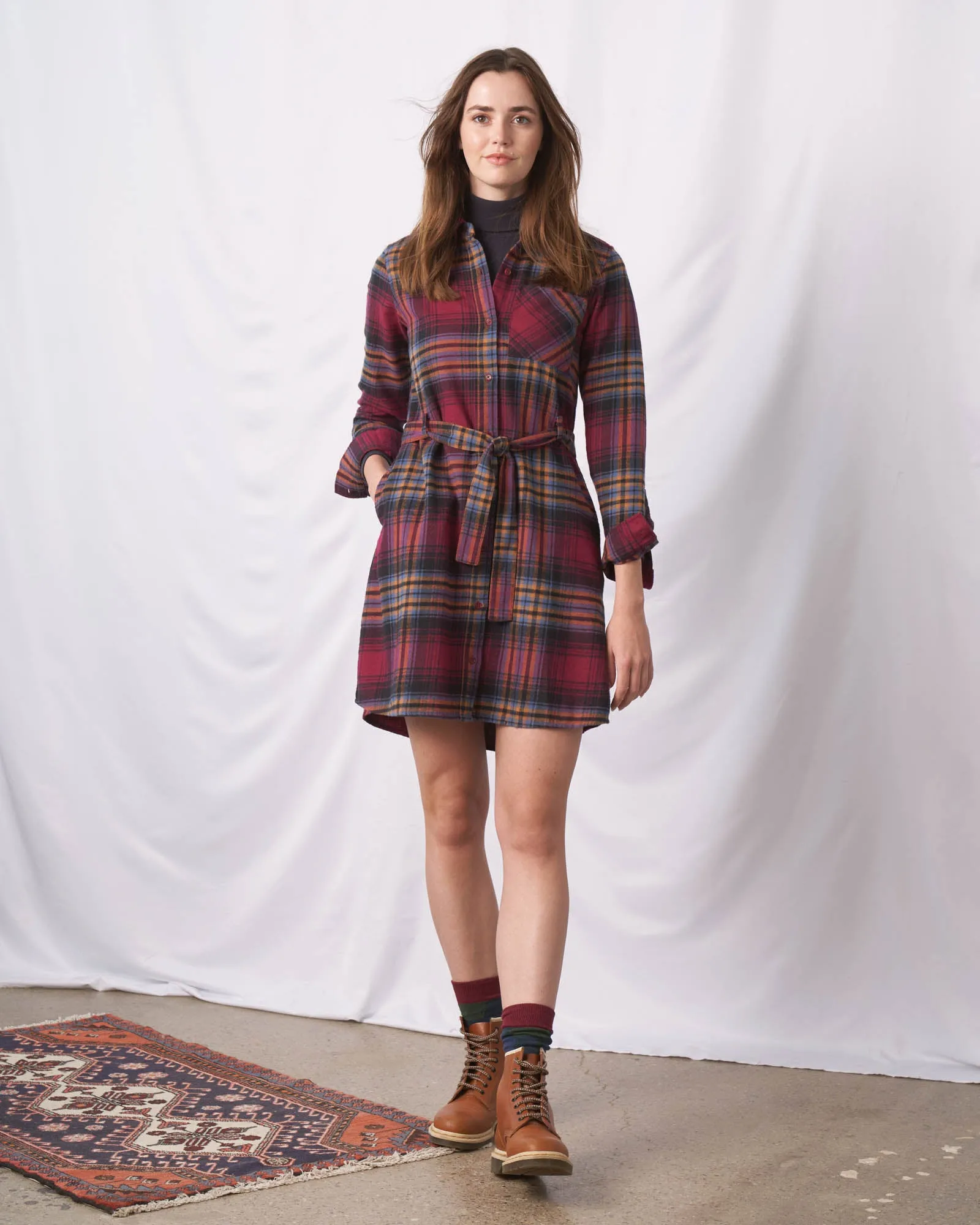 The Responsible Flannel Dress