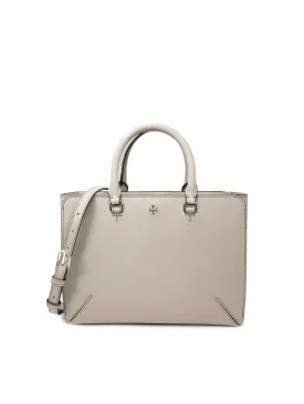 Tory Burch French Gray Emerson Small Zip Tote