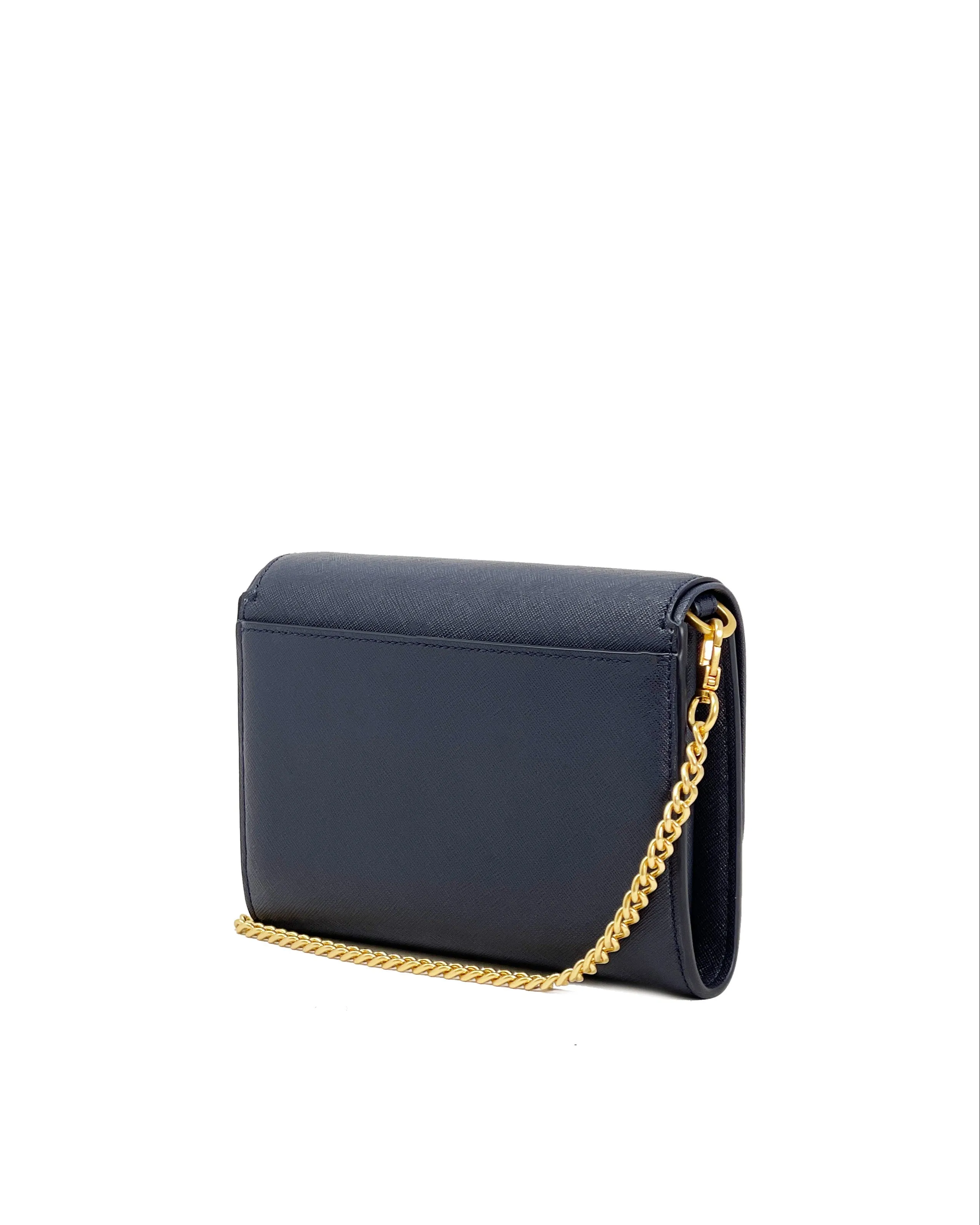 Tory Burch Tory Navy Emerson Chain Wallet