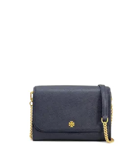 Tory Burch Tory Navy Emerson Chain Wallet