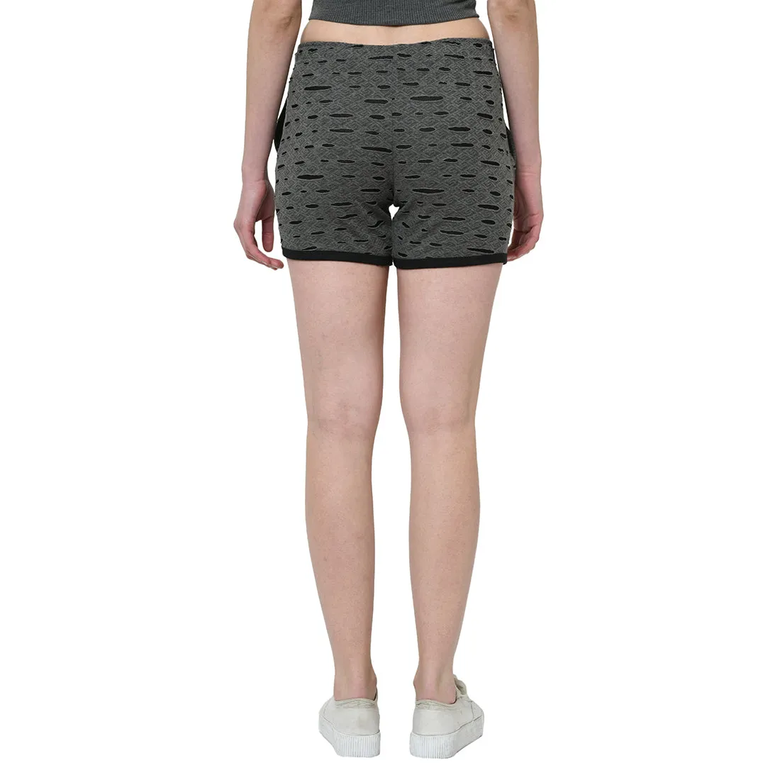 Vimal Jonney Black Color Shorts For Women