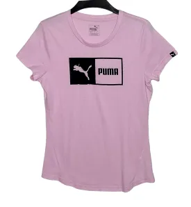 Women Puma Tshirt - Pink x Black