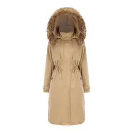 Women's Mystic Ulti 3 Goose Down Jacket with Genuine Racoon Fur Trim